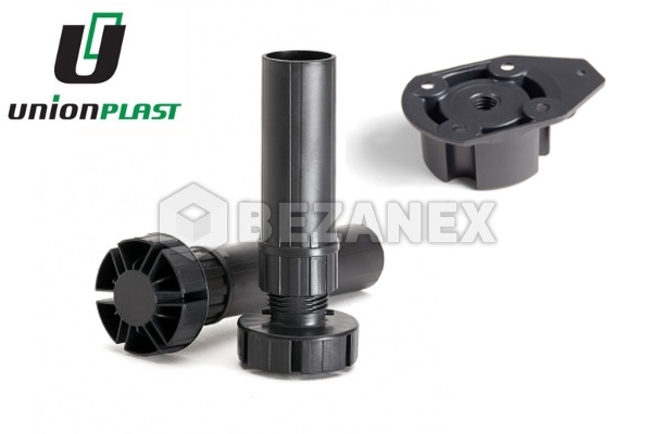 Plastová nožička soklová - čierná -  CLASSIC