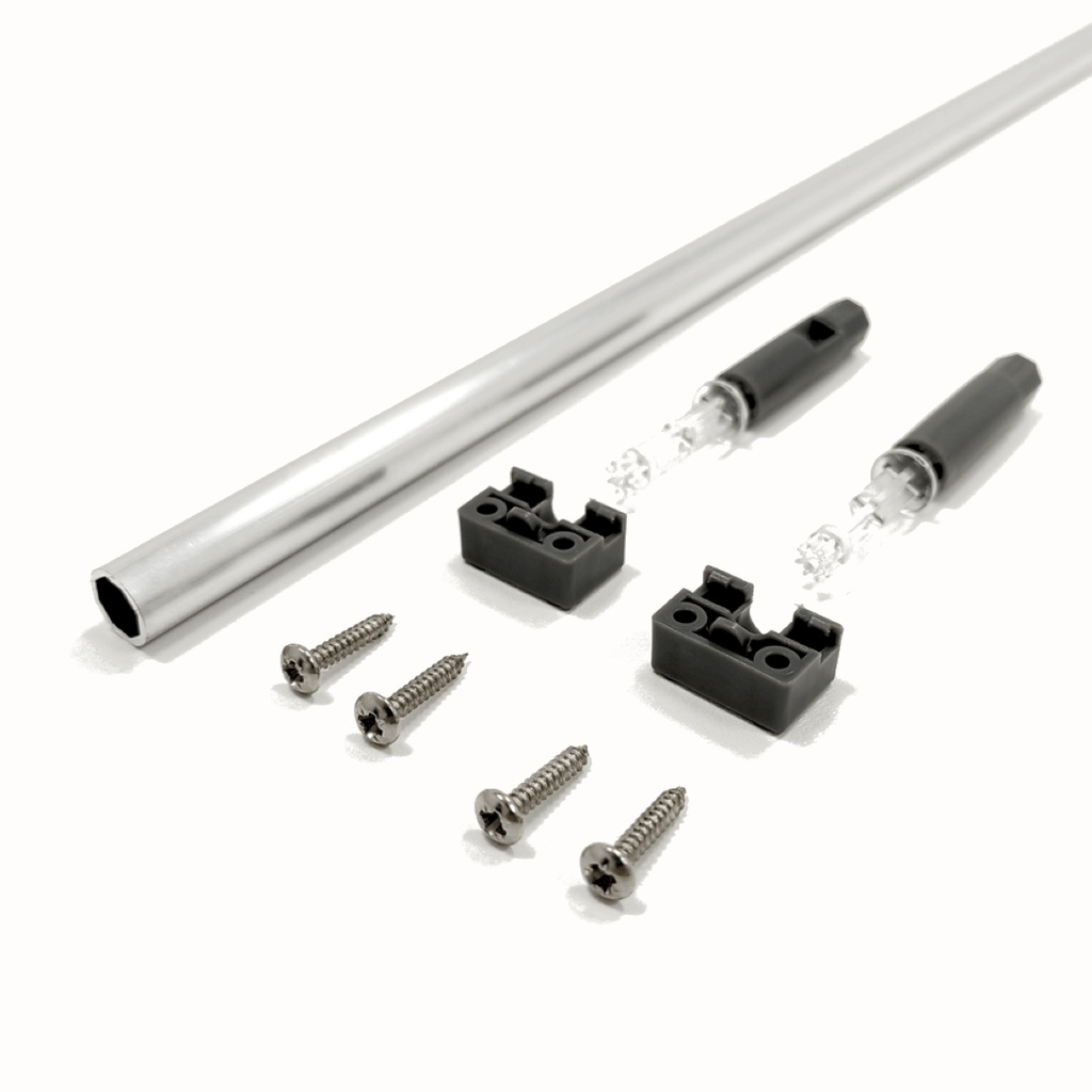 ML SYSTEM - PUSH to OPEN - VIVABOX na 18mm DTD /H86mm/ Biela - 3D - 1set 