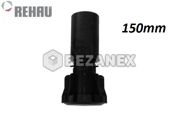 Plastová nožička soklová - čierna - HARD 150mm