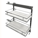 10 - ML systems - Kôš bočný s dreveným dnom s tlmením - Univerzálný L+P Bielý