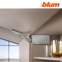 BLUM - AVENTOS HK TOP - KOMPLET SET - sada - Sivá - na plné dvere s tlmením 