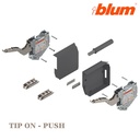   BLUM AVENTOS HK-S - sada -  TMAVO SIVÝ - Push to Open - TIP ON - Sila C / Sila E
