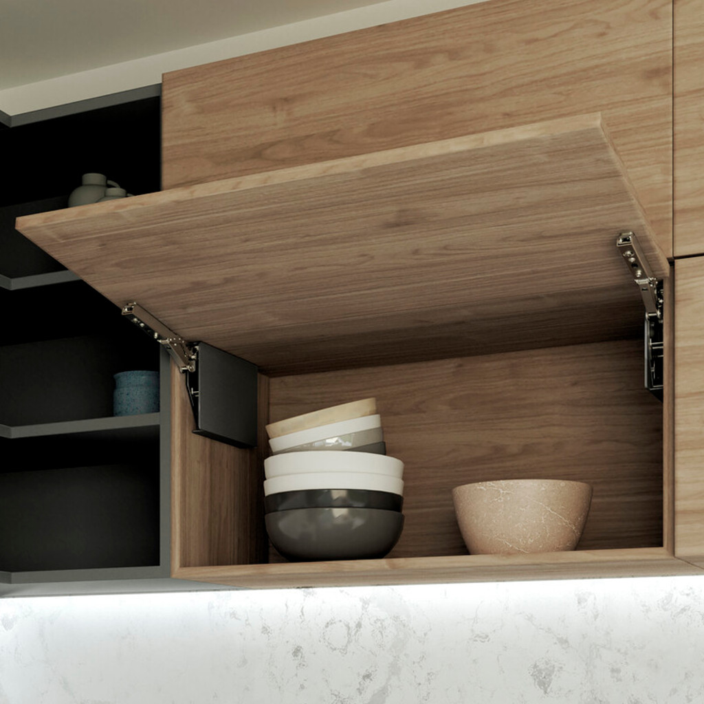 Emuca - Výklopný mechanizmus ALTIUS LIFT - ANTRACIT /sada/ 