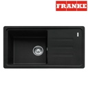 FRANKE - DREZ - BSG 611-78/39 matná čierná 780x435 , sada ventilu+sifon 