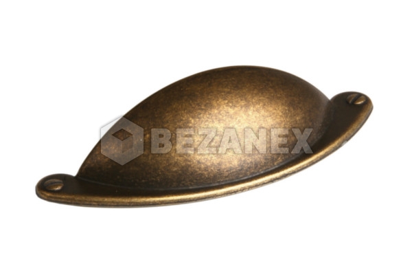 Rustikálna úchytka Cona 64 mm Staromosadz brúsená