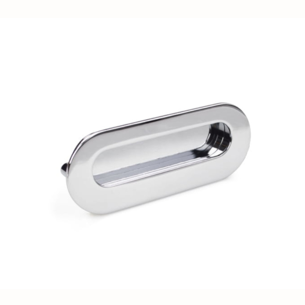 Zapustená úchytka Parma  chróm - 96mm