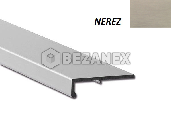 Úchytkový Profil Lepiaca - nerez - dĺžka 2500mm
