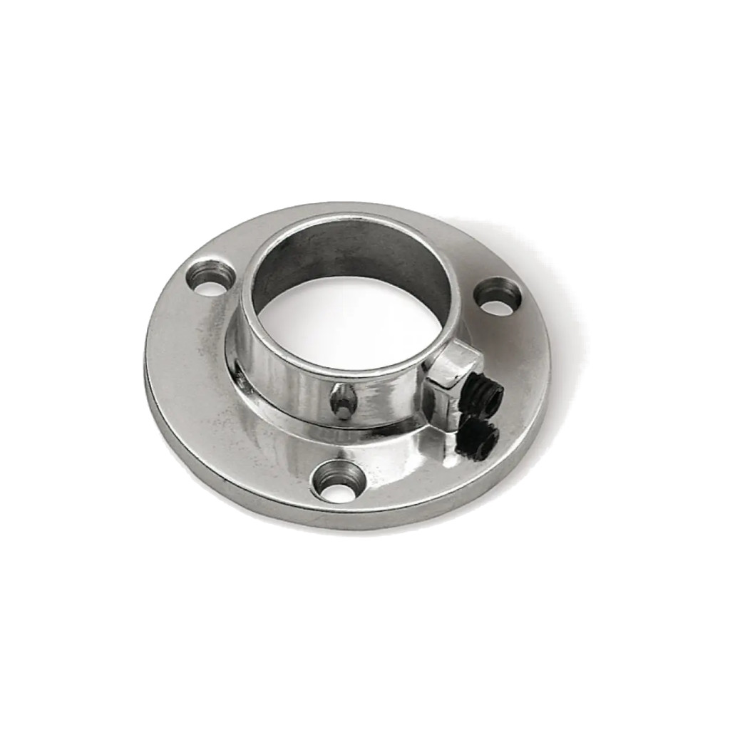 Vešiaková rozeta - Okruhla - lesklý chróm