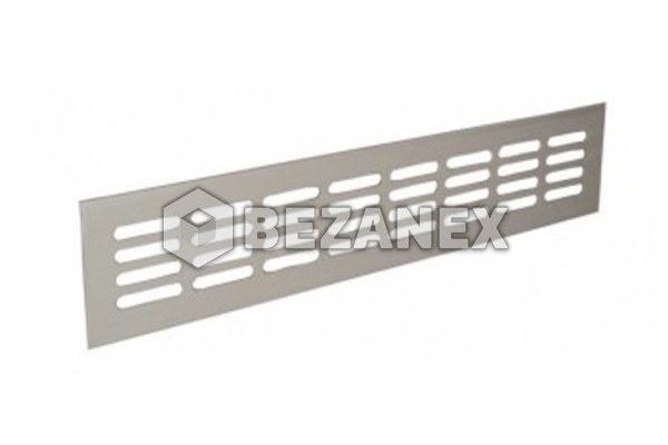 Vetracia mriežka AL - česaný inox