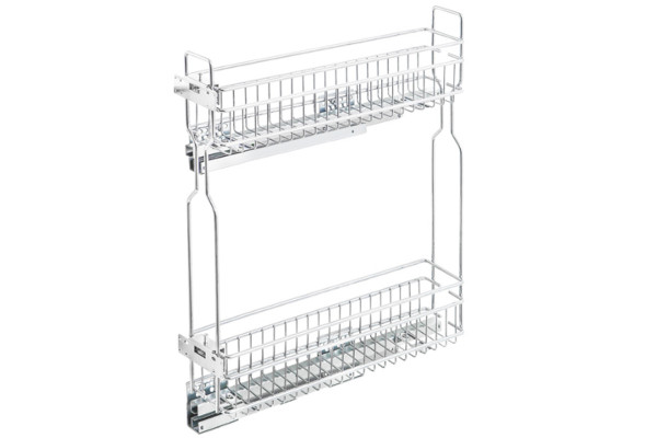 10 - ML systems - Kôš bočný s TLMENÍM na tandeme Wire /plnovýsuv/