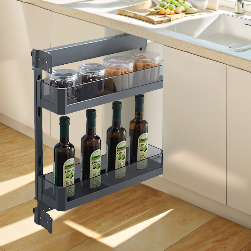 ML systems - Kôš bočný GLASS s tlmením - Univerzálný L+P /plnovýsuv/