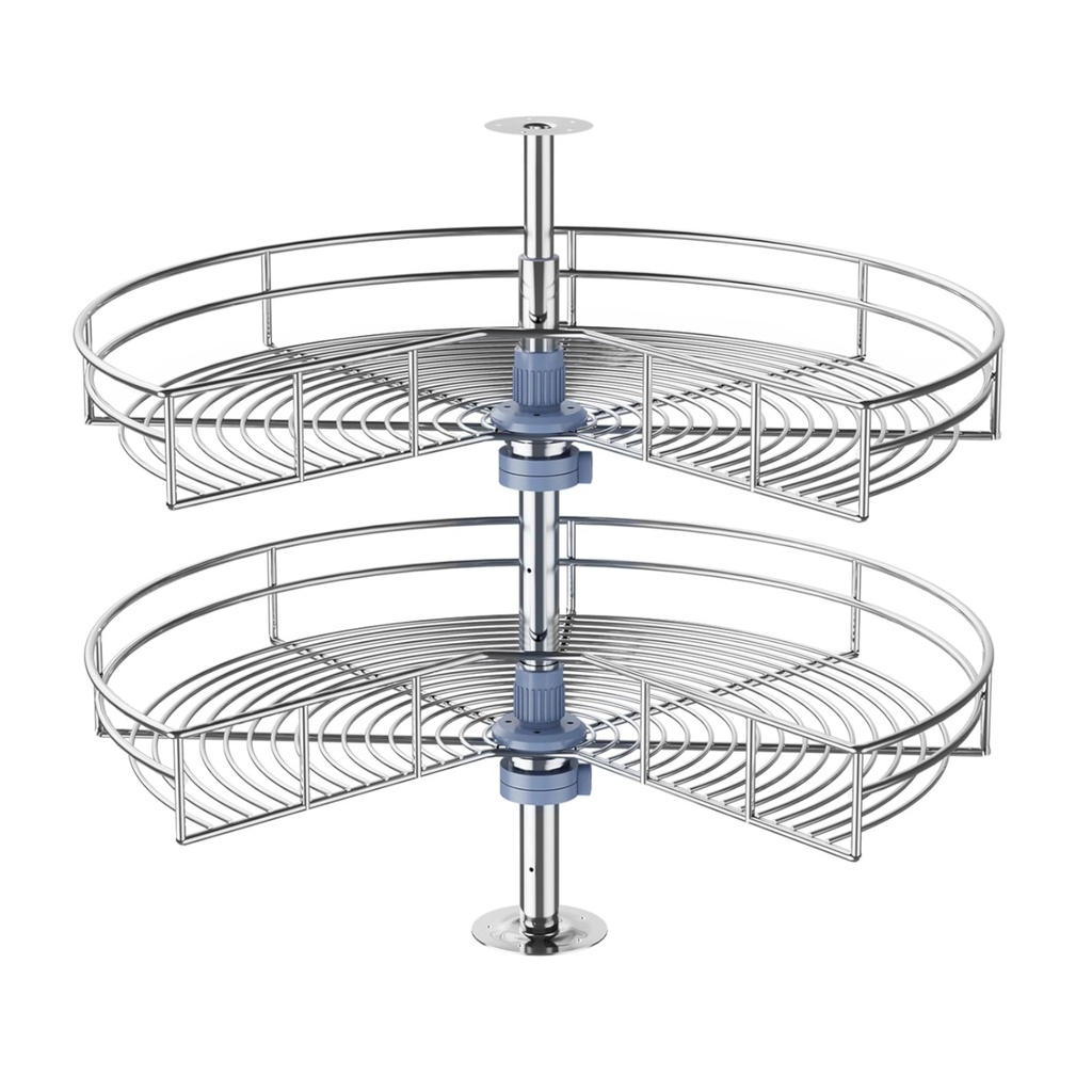 Karusel 270° lesklý chróm , priemer 715mm