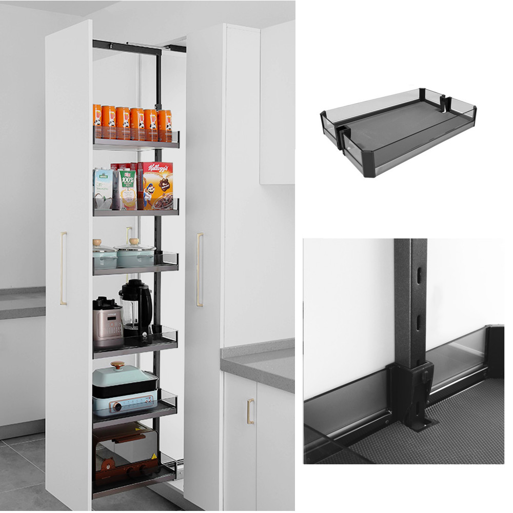 10 - ML systems - Potravinový stojan GLASS TITAN - Antracyt 