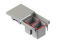 Smetný kôš REJS do 450 s tlmením hĺbka 480mm - 2x15L