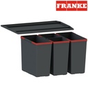 Smetný kôš FRANKE Easysort do 60/2 - /2x14,5Lx7,5l/