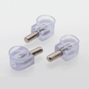 Podperka pod sklo s transparentnou gumičkou veľkou