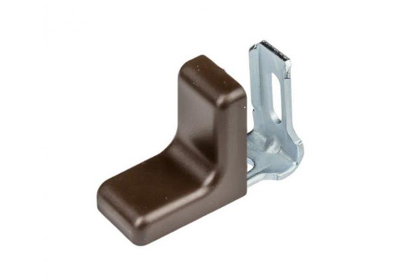 Uholníček s plastovou krytkou Wenge