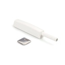 PUSH/OPEN dlhý s magnetkou biely