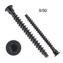 Konfirmát  5x50 /cena za 100 ks/ ČIERNE                   