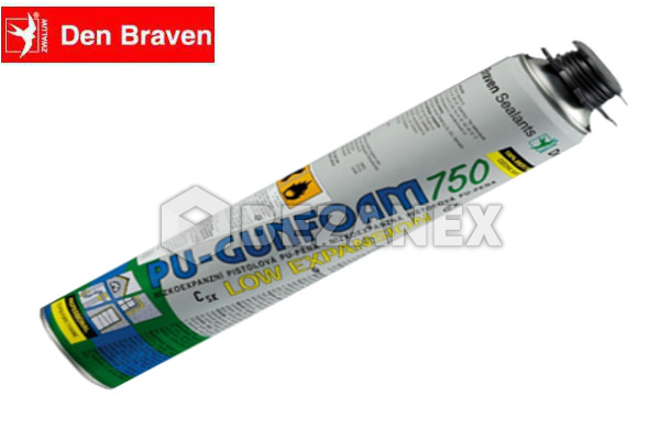 Den Braven - Nízkoexpanzná pena  Profi 750ml - pištolová