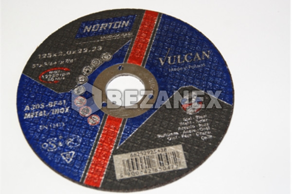 Kotúč do karbobrúsky Norton 2mm, 125, ks                  