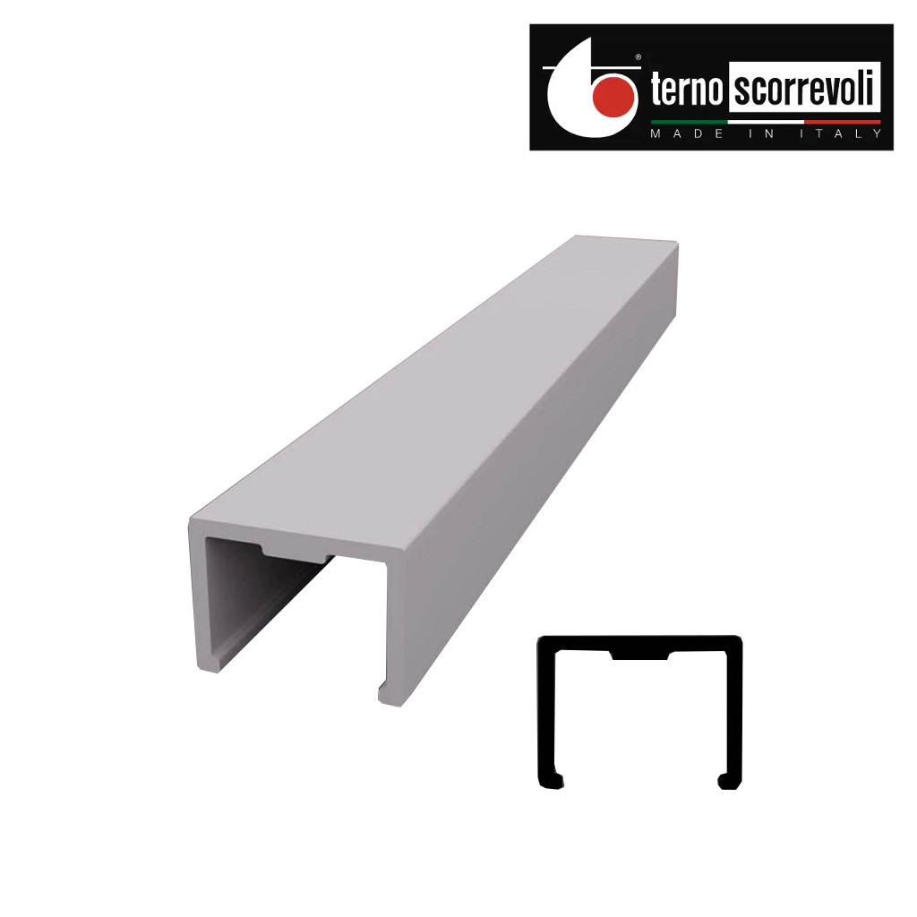 TERNO sklo - AL horná kolajnica 3m, ks                    