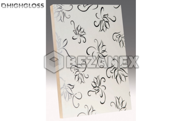 AGT DEKOR 3D - MDF 635 White Krizantem /18x1220x2800mm/ks 