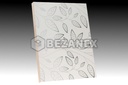 AGT DEKOR 3D - MDF 659 Metal leaf White /18x1220x2800mm/ks