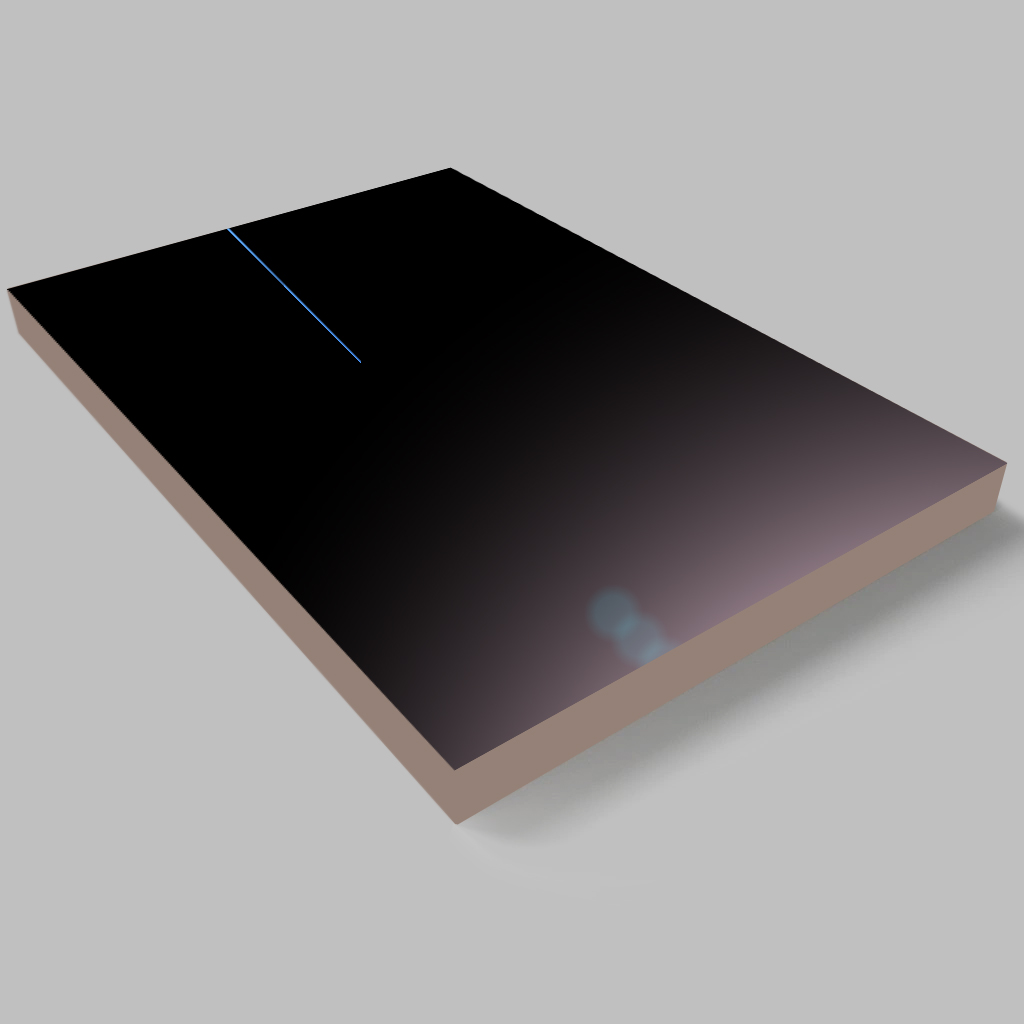 Akrylátová MDF Doska - Lesklá - Čierná /PVC/ 18x1220x2800mm 