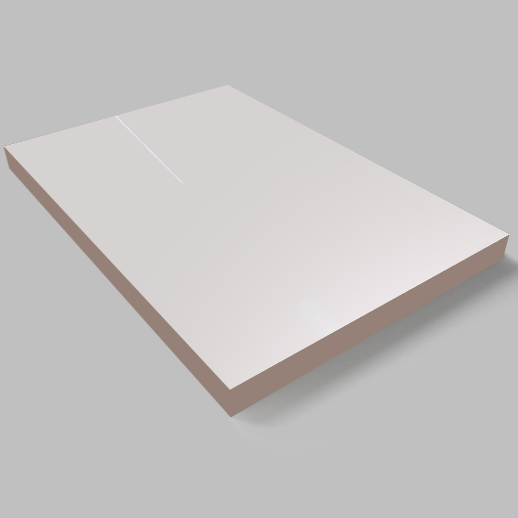 Akrylátová MDF Doska - šedá / PVC/ 18x1220x2800mm/, ks    