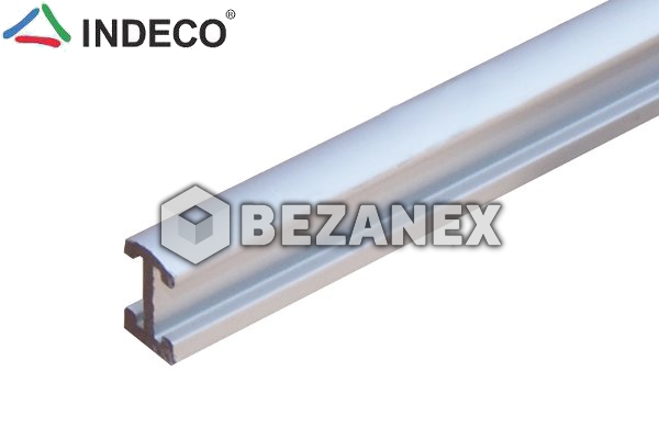 Indeco H- profil na sklo  AL  - striebro - /2,10m/, ks    