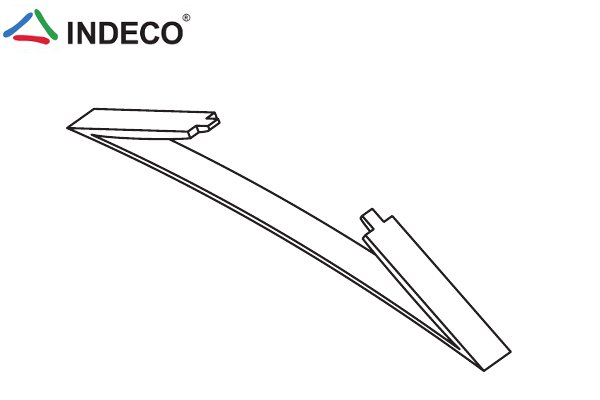 INDECO   AL brzda kovová na 25-50kg , ks                  