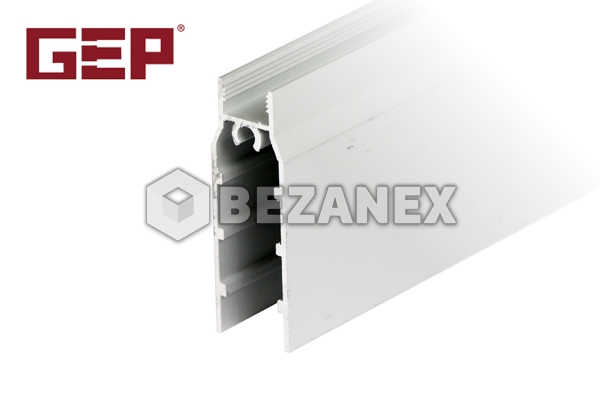 Vodorovný dolný striebro 2,8m