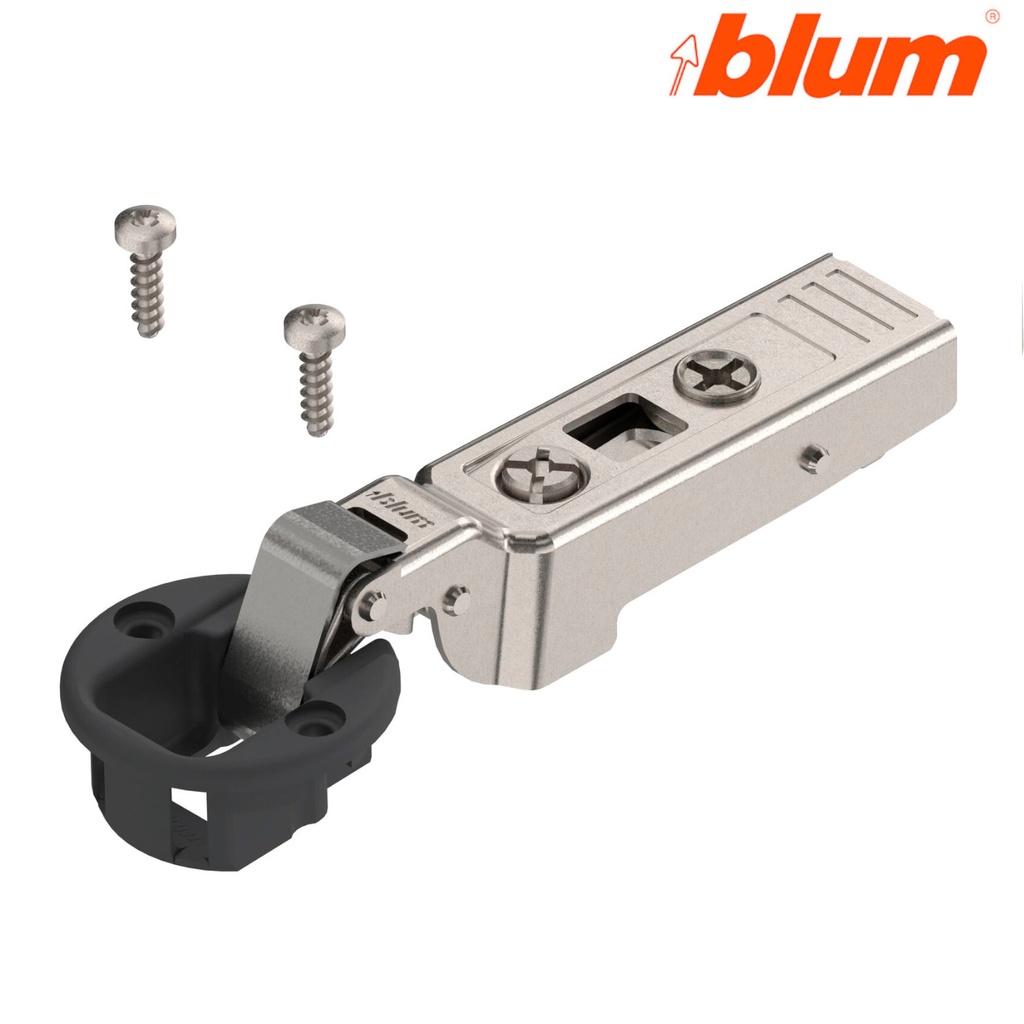 BLUM 01 - Záves na sklo - Polonaložený Clip-top /75T4200/