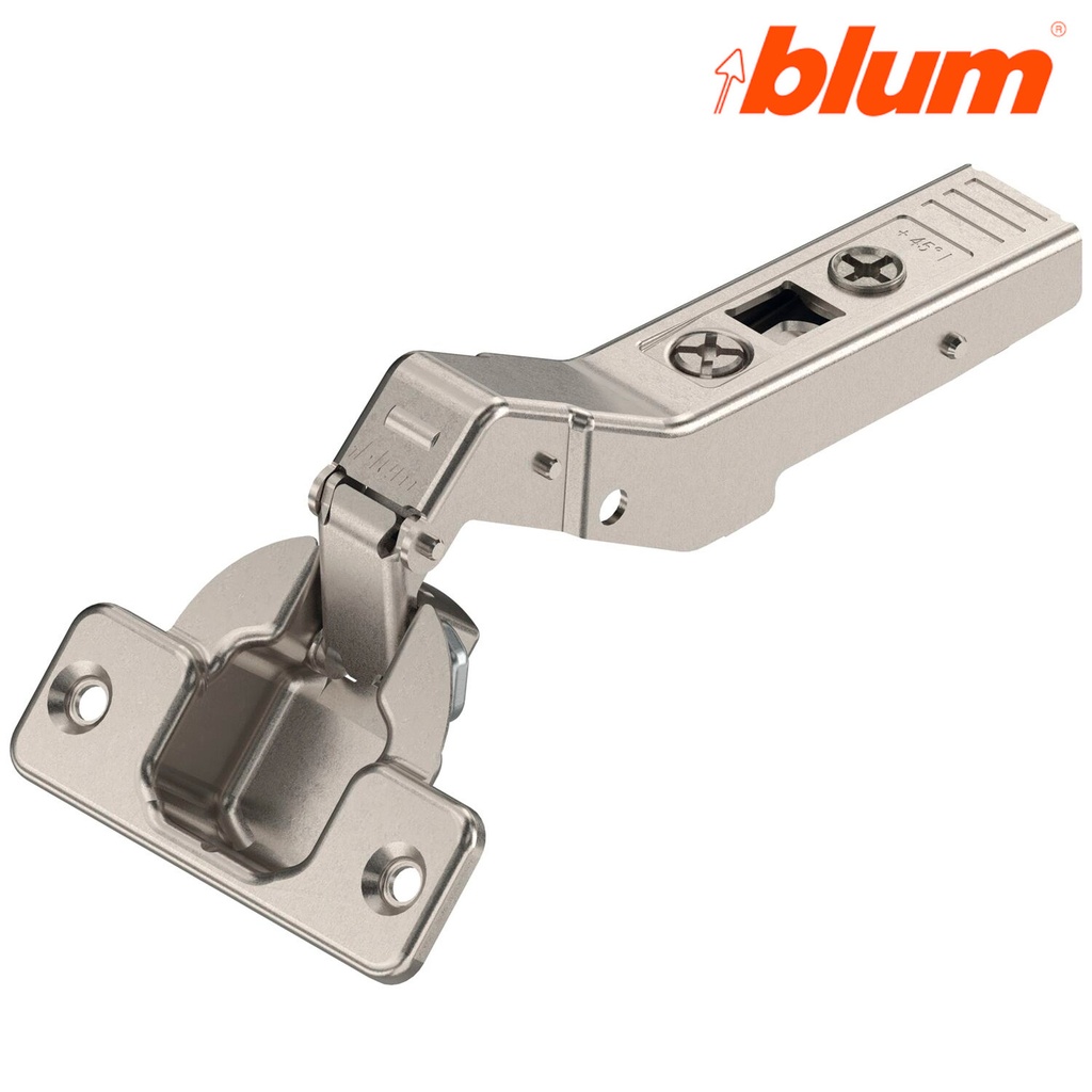 BLUM 01 - Záves - bez pruziny 45° polonaložený Clip-top /78A9658T/