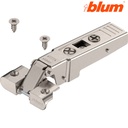 BLUM  - Vkladací AL - naložený 95´ Clip-Top úzky hliníkový rám /71T950A/