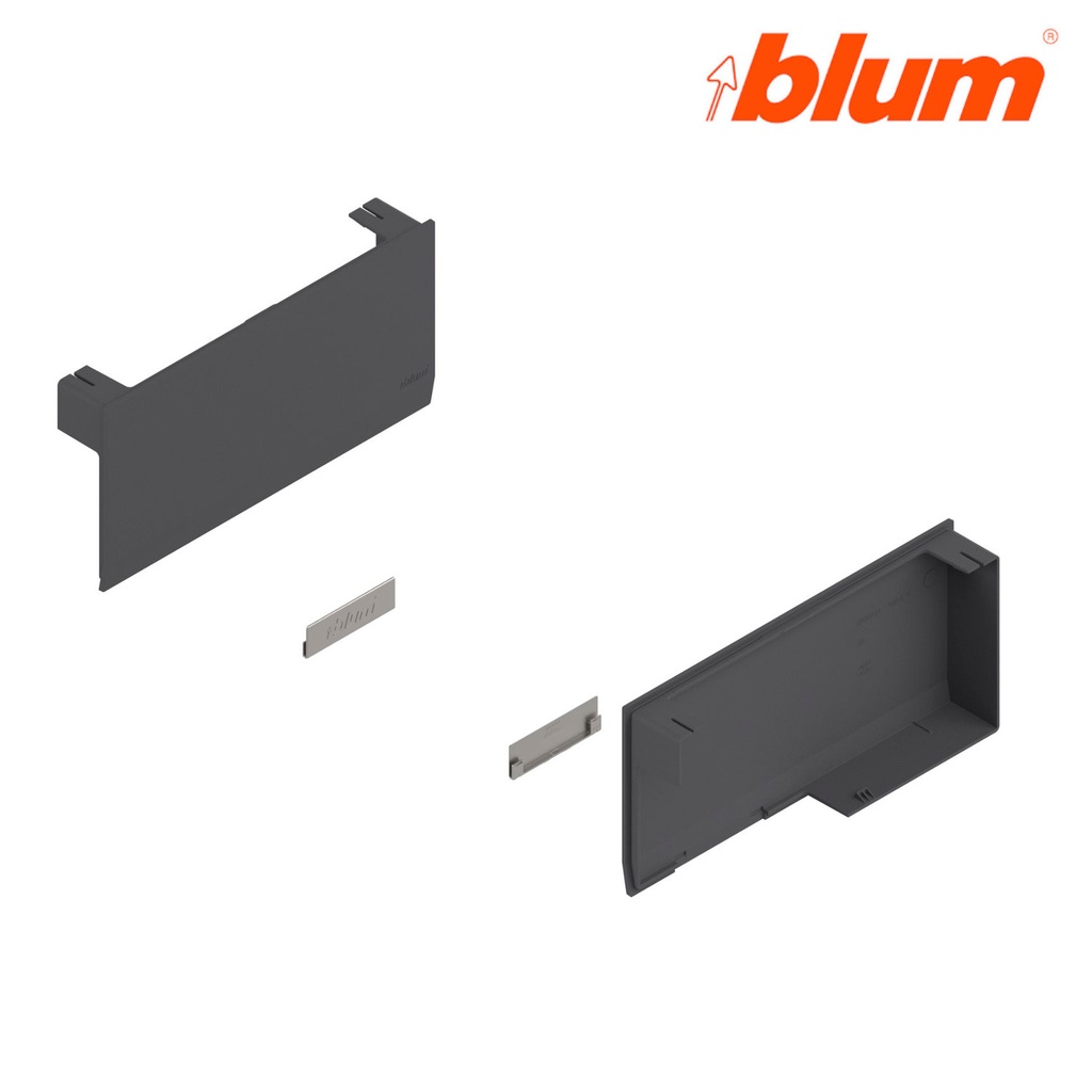 BLUM AVENTOS HK Nové krytky - tmavosivá /22K8000/, pár             