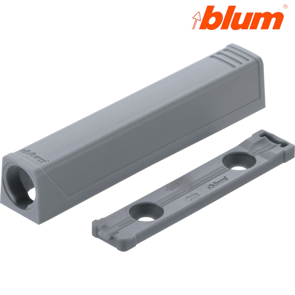 BLUM Tip on - push adaptér šedý dlhý /956A1201/