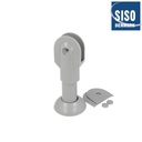 Kovanie na toaletné kabíny - noha plastová , ks              