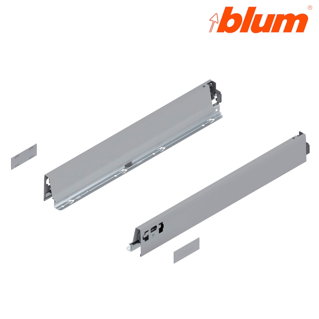 BLUM - ANTARO TOB - boky M /sada bočníc/, 378M6502IA - 650 mm, ŠEDÝ