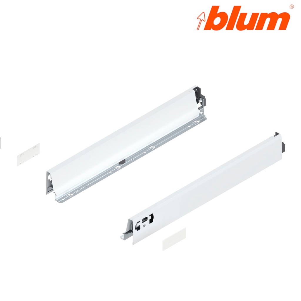 BLUM - ANTARO TOB - boky M /sada bočníc/, 378M4002SA - 400 mm, BIELY