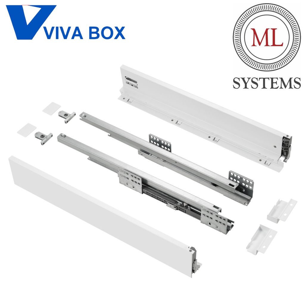 ML system - VIVABOX  / H86mm/ Biela 1set
