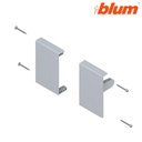 BLUM - ANTARO TOB - úchyt predného plechu - ŠEDÝ - 96M Ľ+P /ZIF.71M0/