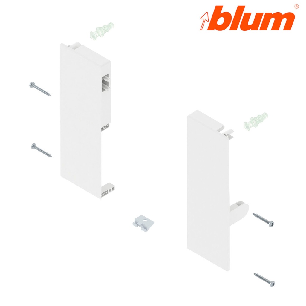 BLUM - ANTARO TOB - úchyt predného plechu - BIELY - 192C Ľ+P /ZIF.76C0/ 