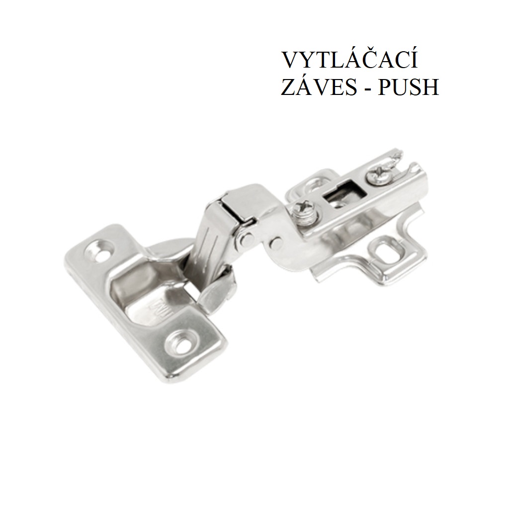 Záves bez tlmenia - Vytláčací vložený s podložkou