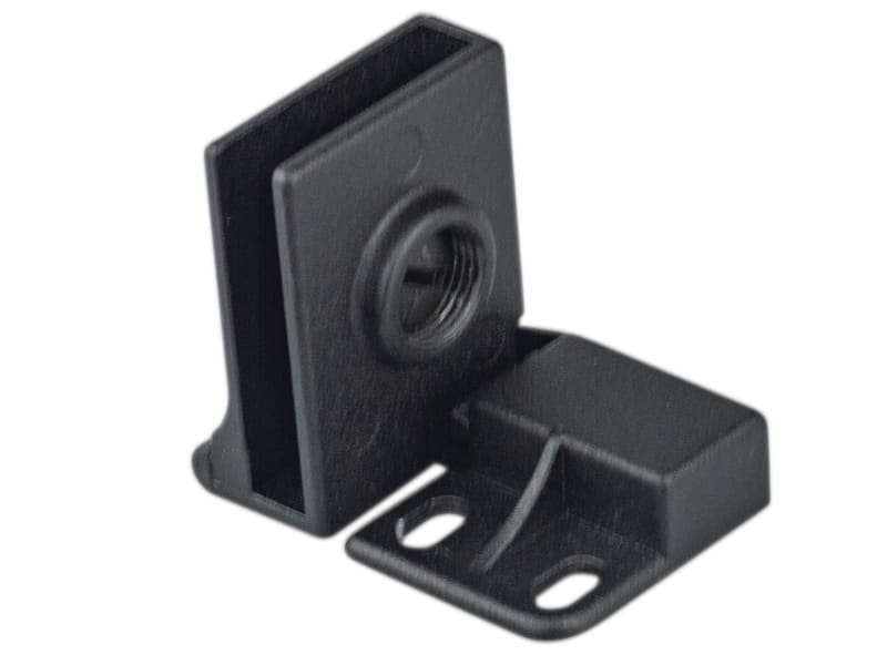 Záves na sklo vložený  konc. ľavý čierný