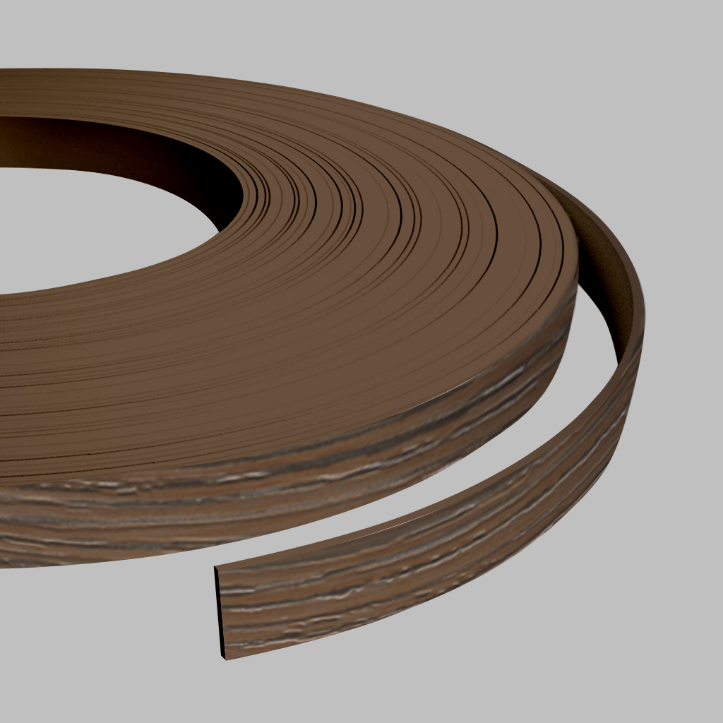 32  ABS - Rehau - 403W woodline mokka - H 1428 - 23/2, 1m