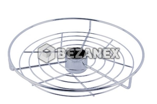 [1000754] Stĺp - košík centrálny nízky lesklý chróm