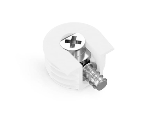 [20250090] Excenter - BIELÝ - /20x12,5x16mm/ 