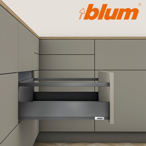 BLUM  - Merivobox - sada výška E-reling - Blumotion - 40kg - SIVÁ MATNÁ ORION